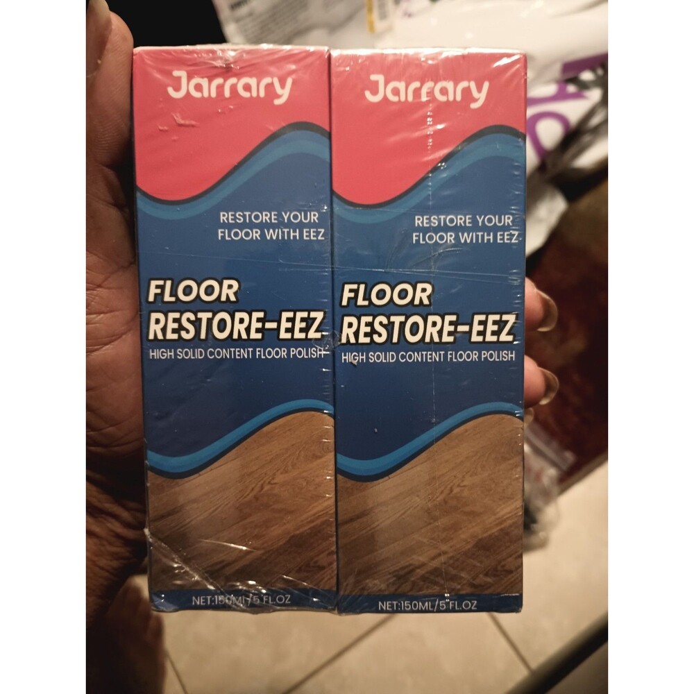 2 Jarrary Floor Restorer & Polish Lot Revitalize Protect Shine Restore-EEZ NEW O